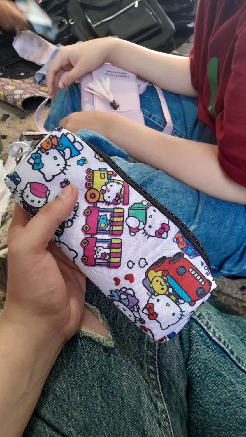 کوله و جامدادی ست طرح Hello Kitty|کیف، کفش، کمربند|اصفهان, آزادگان|دیوار