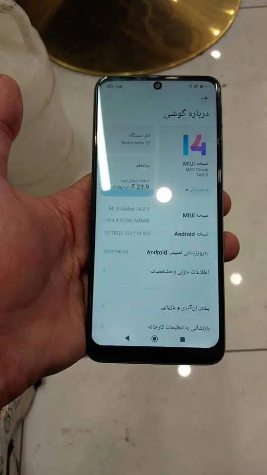 نوت ۱۲گری|موبایل|مشهد, طلاب|دیوار