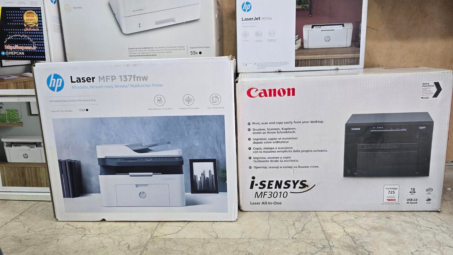 پرینتر سه کاره canon mf 3010 اوپن باکس|پرینتر، اسکنر، کپی، فکس|رشت, دیلمان|دیوار