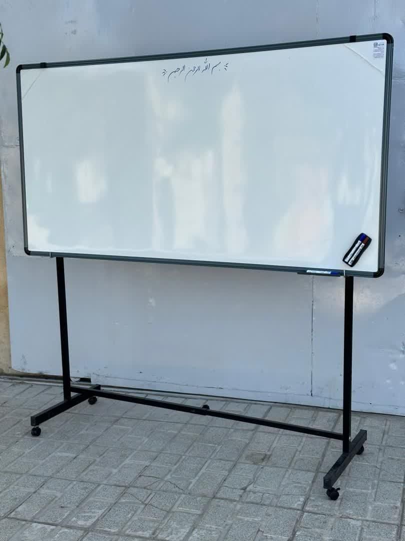 تخته وایت برد آبادبرد سایز200x100 پایه دار چرخدار|لوازم التحریر|تهران, امیریه|دیوار