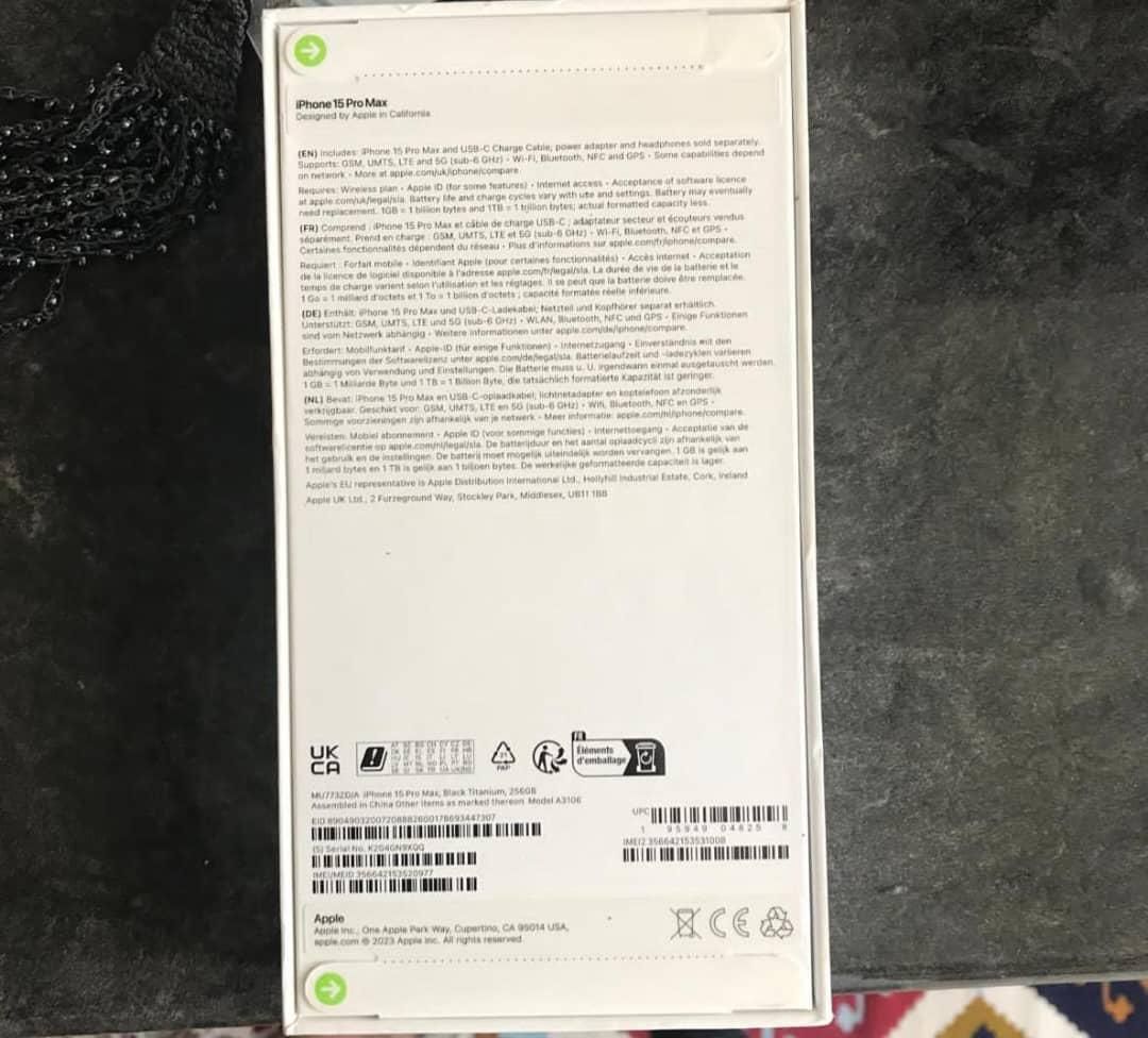 اپل iPhone 15 Pro Max با حافظهٔ ۵۱۲ گیگابایت|موبایل|تهران, ارامنه|دیوار