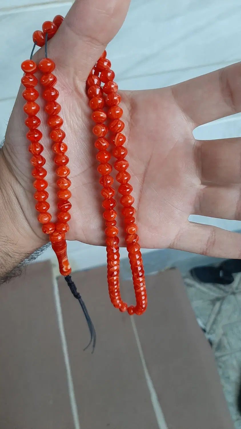 تسبیح ۱۰۱ عددی تراش استانبولی اورجینال|جواهرات|کرمانشاه, |دیوار