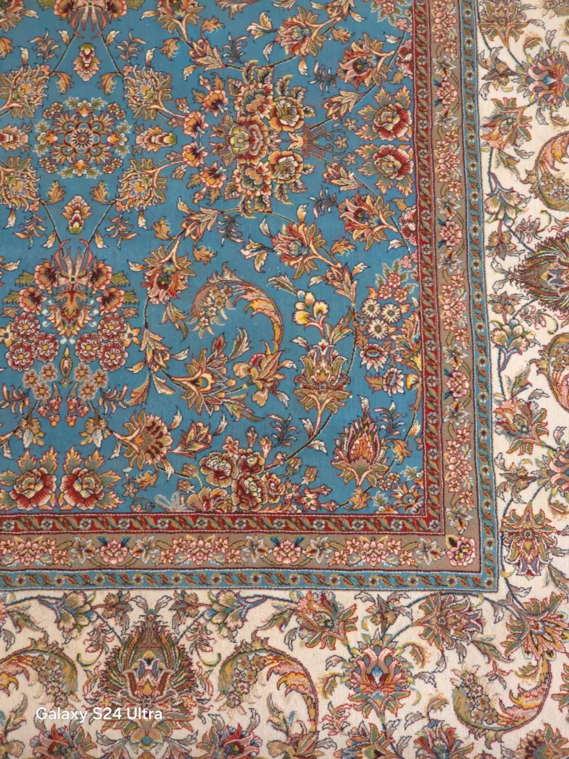 دو تخته فرش ۶متری آبی سفارشی|فرش|تهران, پرستار|دیوار