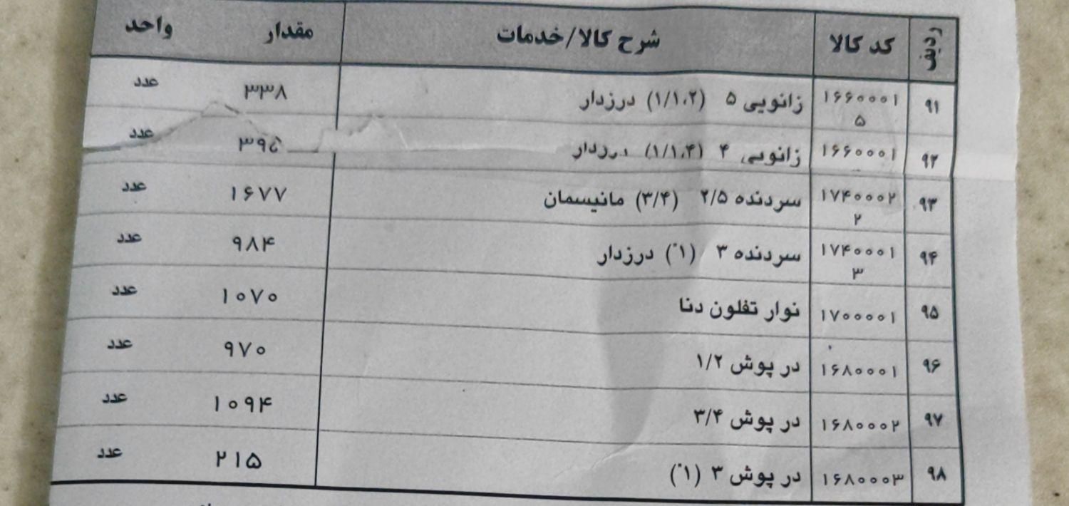 اتصالات گاز|مصالح و تجهیزات ساختمان|تهران, فلاح|دیوار