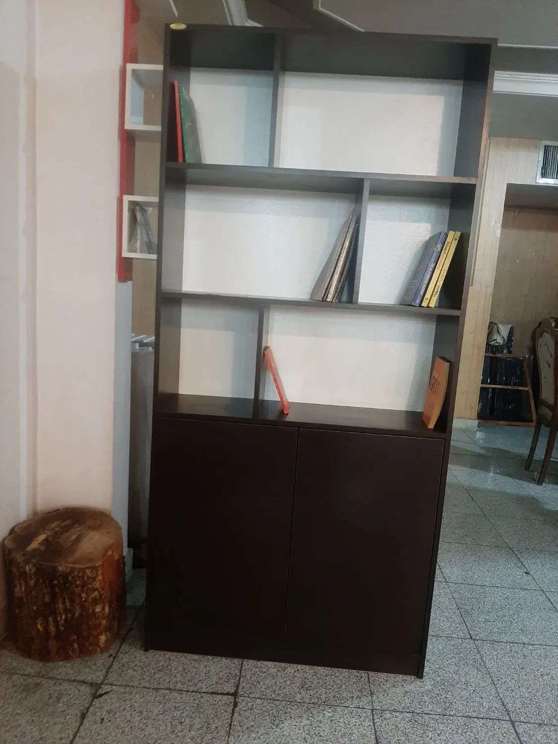 کتابخانه درب دار30×90×190|کتابخانه، شلف، قفسه‌های دیواری|تهران, اوقاف|دیوار