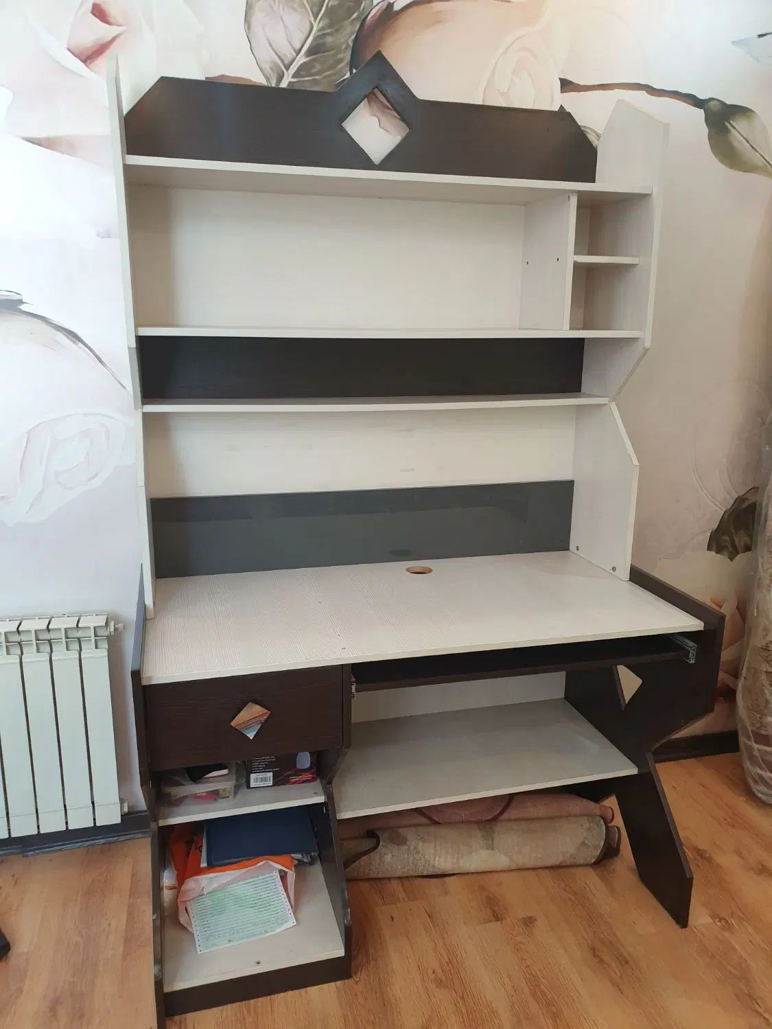 میز تحریر همراه با کتابخانه|میز تحریر و کامپیوتر|تهران, تهران پارس|دیوار