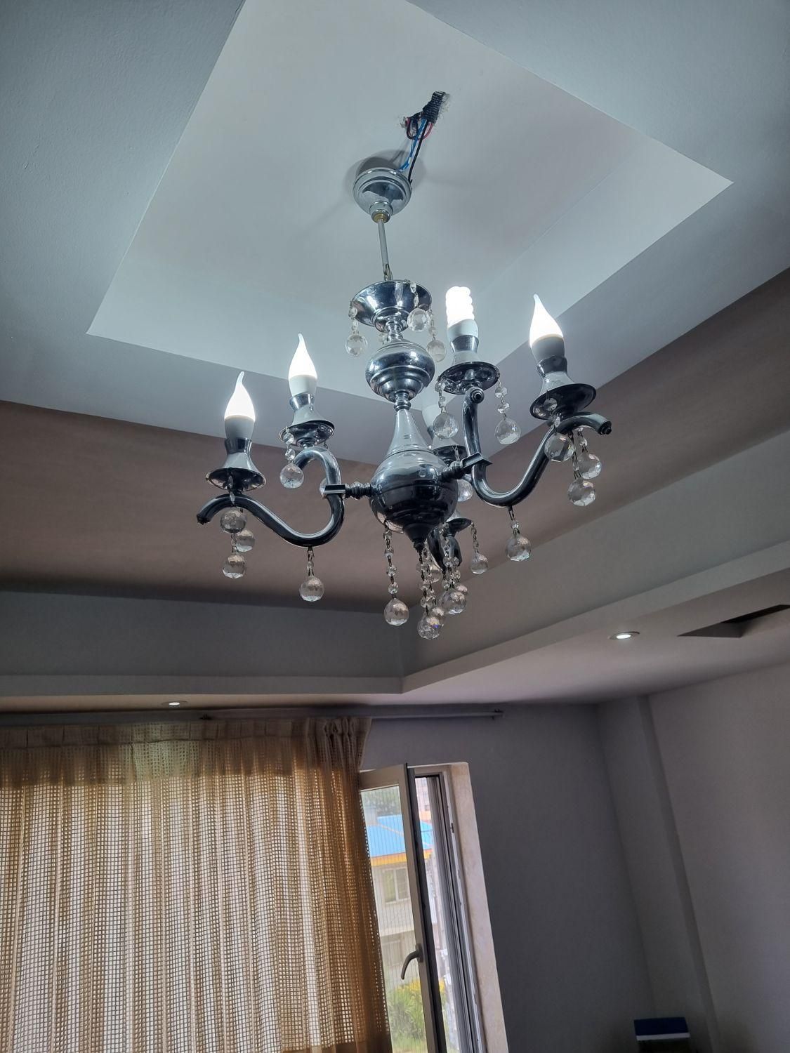 لوستر ۳ شاخه|لوستر و چراغ آویز|بندر انزلی, معلم|دیوار