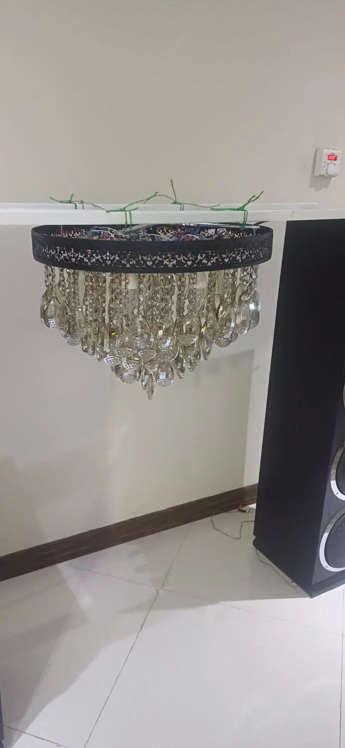 لوستر کریستالی ریموتی و سه مدل دیگه|لوستر و چراغ آویز|تهران, بوستان چیتگر|دیوار