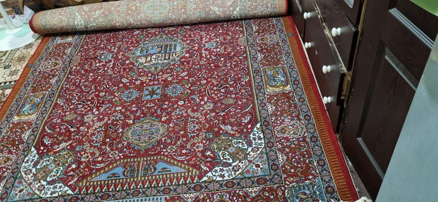 دو قطعه فرش ۶ متری سالم و تمیز|فرش|کیاشهر, |دیوار