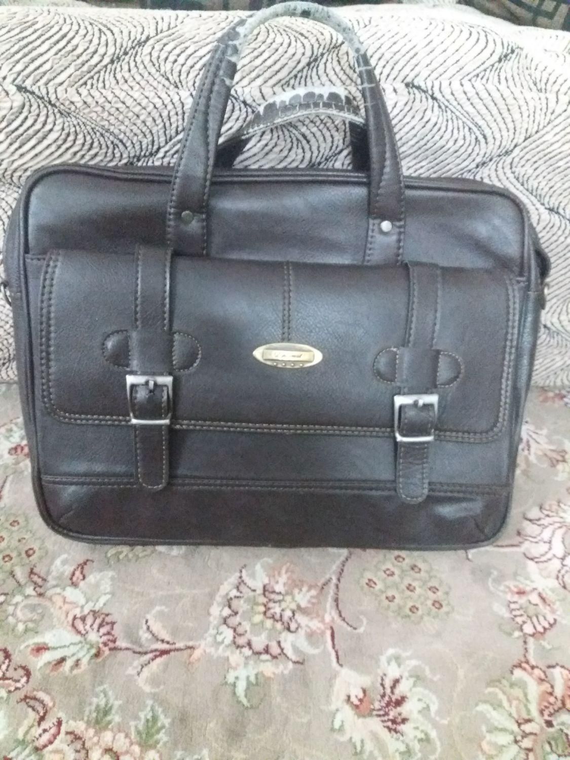 کیف دانشجویی چرمی قهوه ای|کیف، کفش، کمربند|تهران, زرکش|دیوار