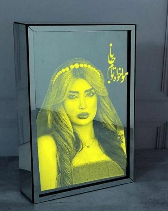 لایت گلس کادویی/بالبینگ چهره/چراغ خواب رومیزی|چراغ خواب و آباژور|مشهد, رسالت|دیوار