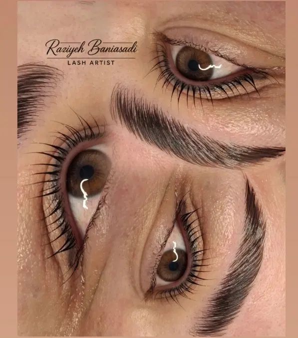 آموزش و خدمات اکستنشن مژه و لیفت ولمینت مژه وابرو|خدمات آرایشگری و زیبایی|کرمان, |دیوار