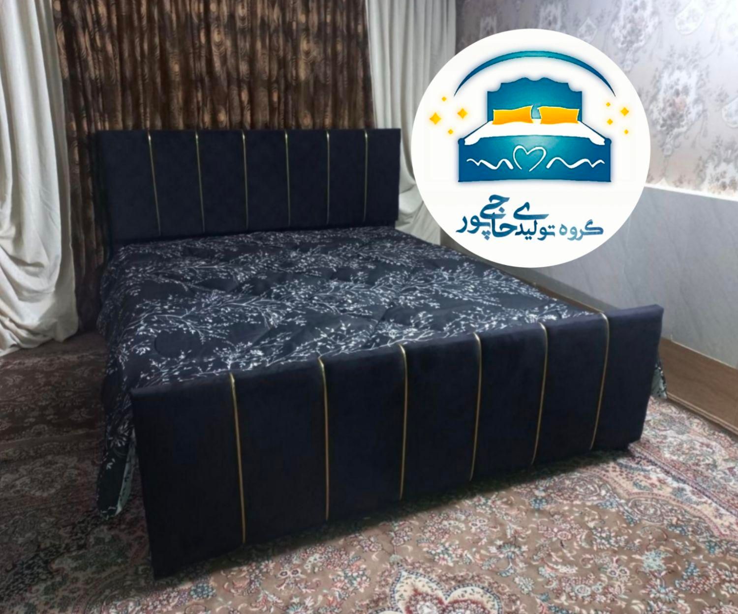 تخت خواب دو نفره حاجی پور(تختخواب۲دونفره)تشک الماس|تخت و سرویس خواب|مشهد, حسینآباد|دیوار