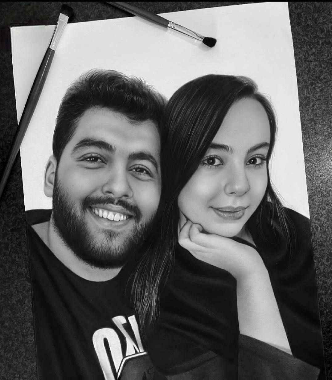 نقاشی سیاهقلم|تابلو، نقاشی، عکس|اردبیل, |دیوار