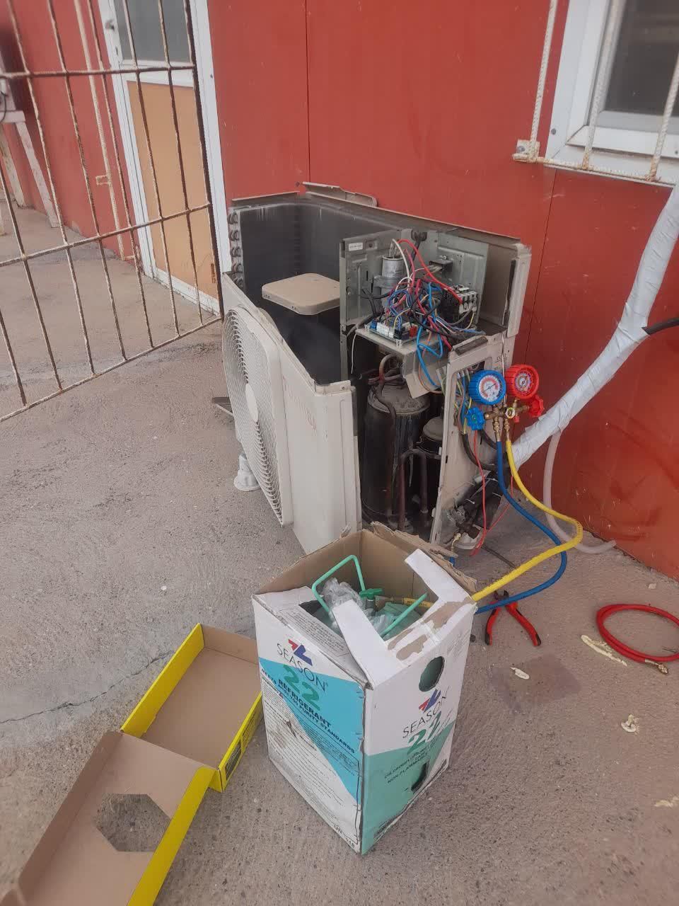 نصب ،راهاندازی، شارژ گاز، جابجایی ،سرویس شستشو|خدمات پیشه و مهارت|نورآباد, |دیوار