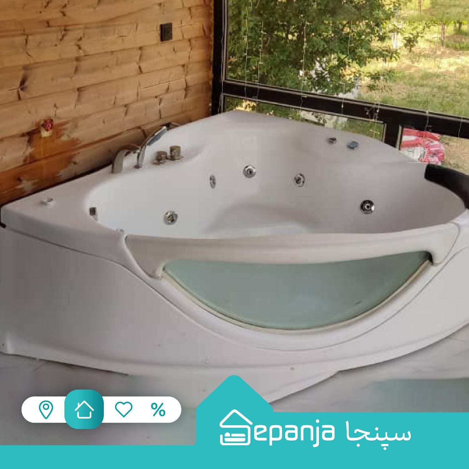 اجاره کلبه سوئیسی جکوزی دار در سمیرم|اجارهٔ کوتاهمدت ویلا و باغ|سمیرم, |دیوار