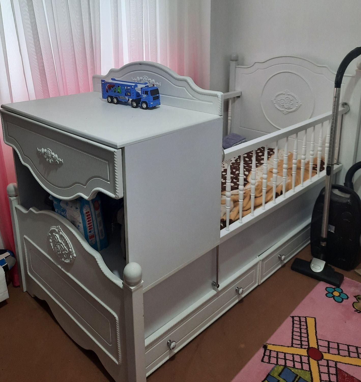 تخت و کمد کودک|تخت و سرویس خواب|رامیان, |دیوار