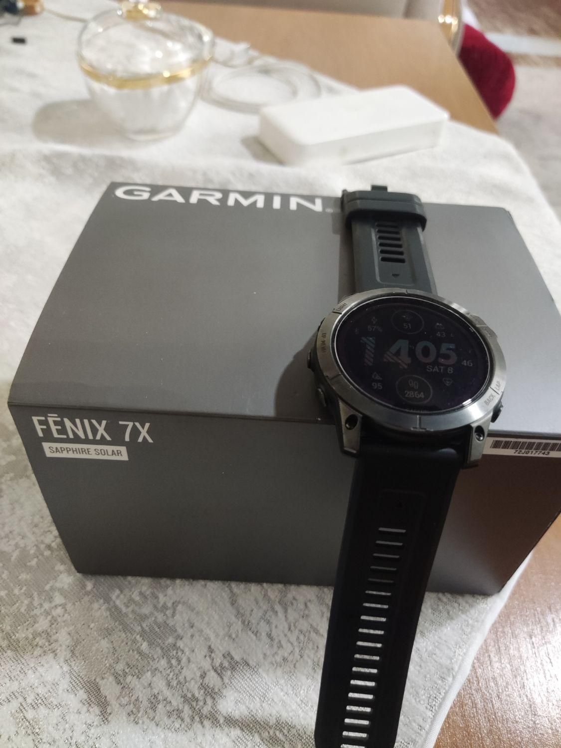 ساعت گارمین 7x sapphire solar dlc black edition|ساعت|فردیس, طالقانی|دیوار