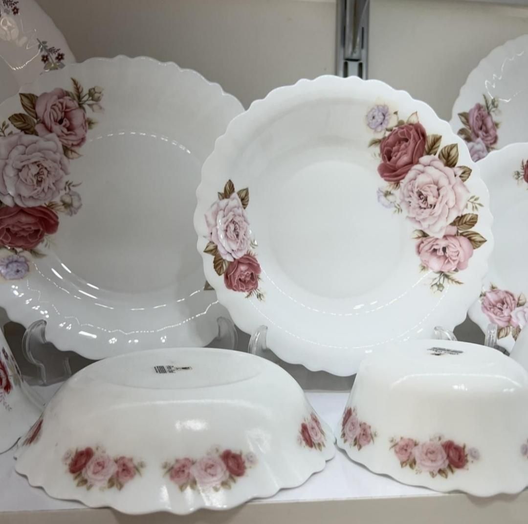 سرویس آرکوپال 26 پارچه طرح ملورین(پارس اپال)کد 132|ظروف سرو و پذیرایی|تبریز, |دیوار