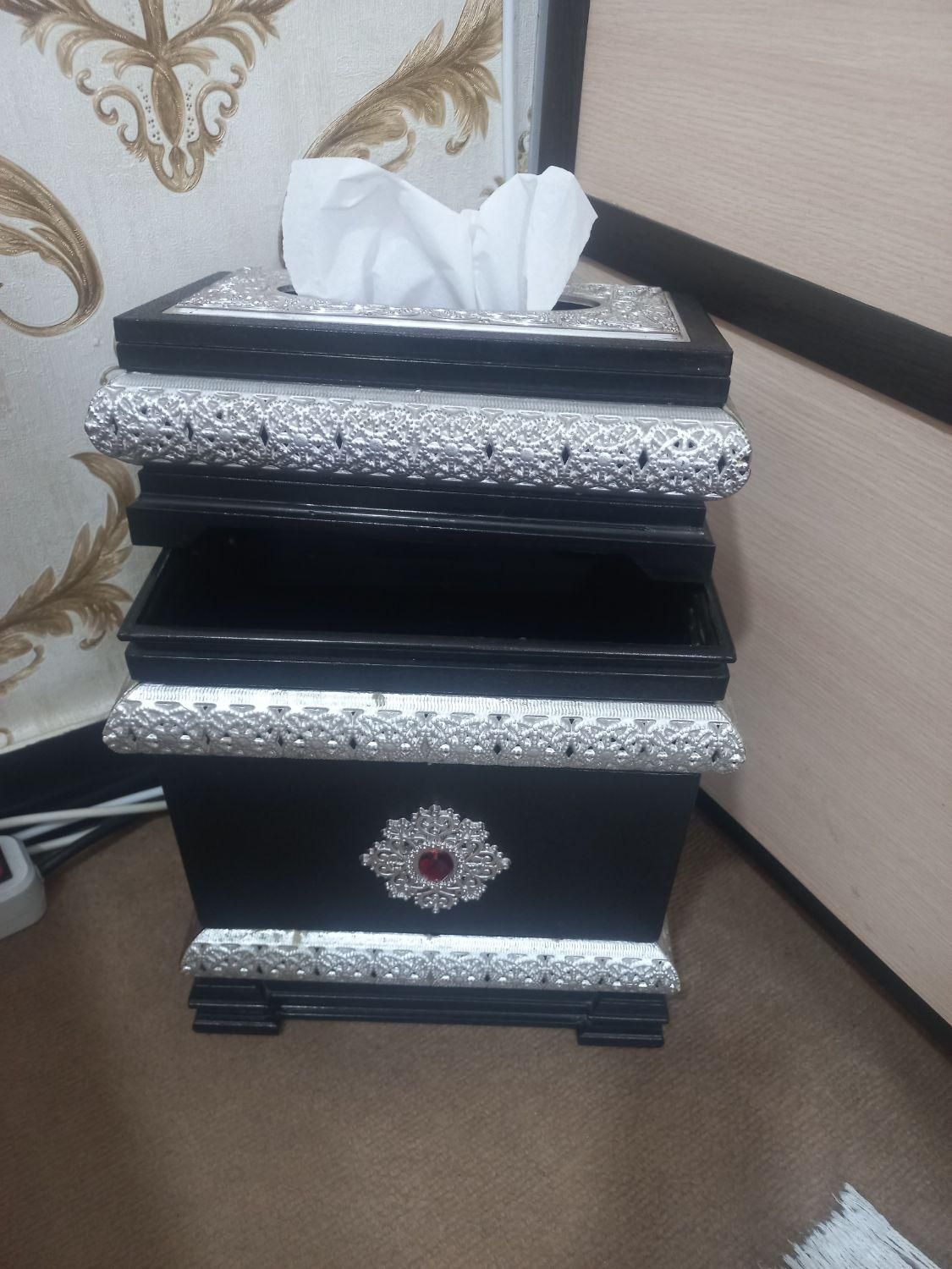 سطل زباله و جا دستمال کاغذی|صنایع دستی و سایر لوازم تزئینی|اهواز, فاز ۱ پادادشهر|دیوار