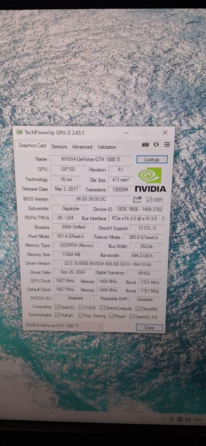 کارت گرافیک 1080ti واتر کولینگ گیگا|قطعات و لوازم جانبی رایانه|تهران, آذربایجان|دیوار