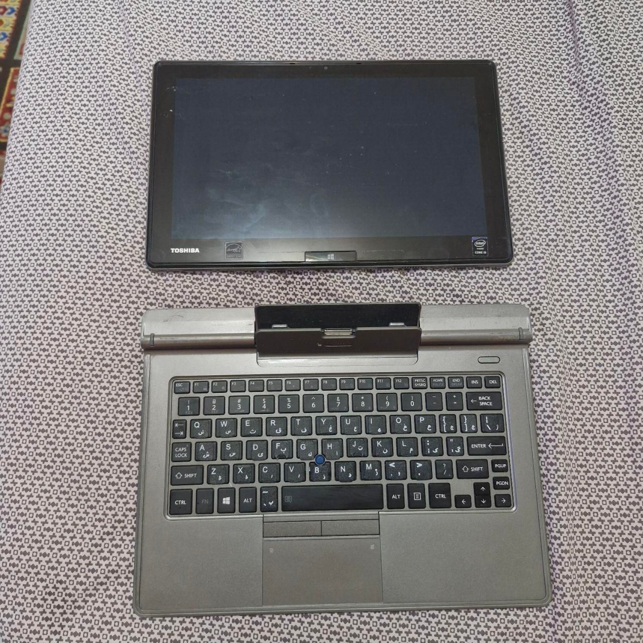 لپتاپ تبلت ویندوزیToshiba Portege Z10T i5با قلم|رایانه همراه|تهران, درختی|دیوار