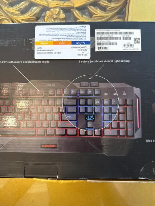 کیبورد گیمینگ Asus Cerberus|قطعات و لوازم جانبی رایانه|تهران, فرمانیه|دیوار