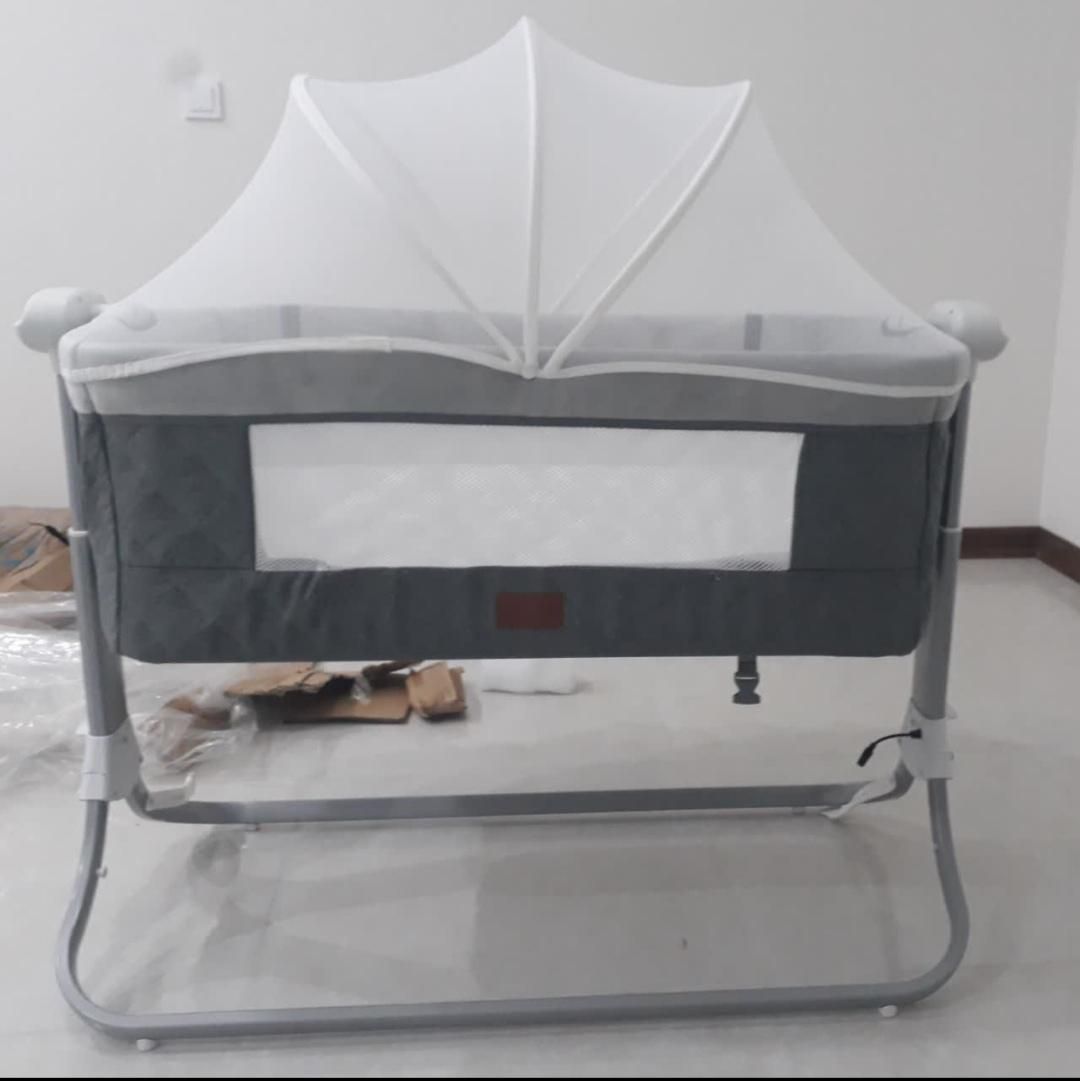تخت نوزاد(کنارمادر،برقی،موزیکال)برند maribell|تخت و سرویس خواب|تهران, آرارات|دیوار