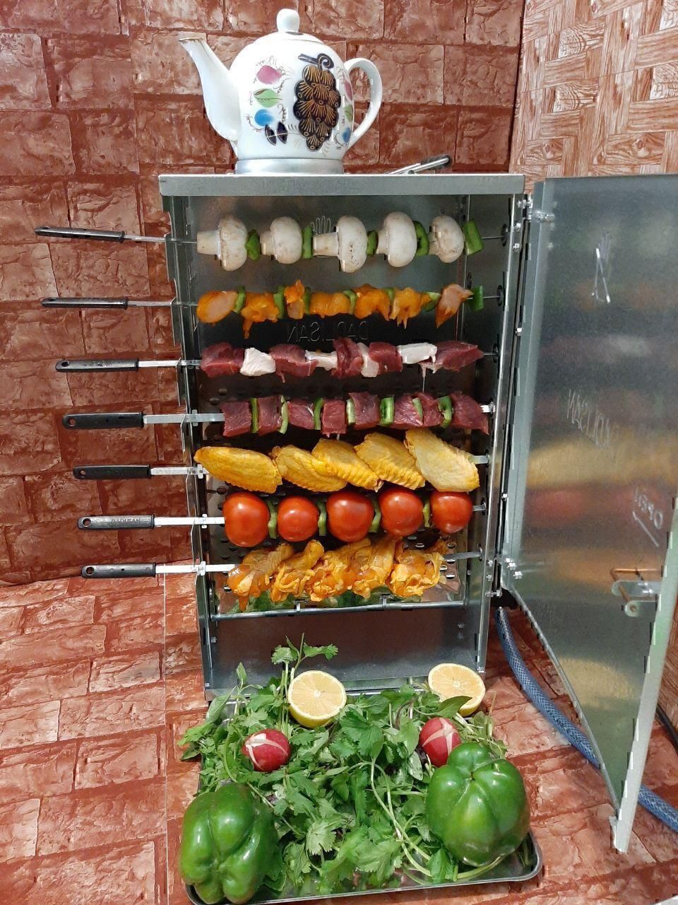 کباب پز موتور دار دادلیسان|اجاق گاز و لوازم برقی پختوپز|لنگرود, |دیوار