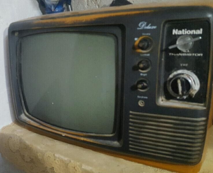 تلویزیون قدیمی ناسیونال عتیقه|تلویزیون و پروژکتور|بوشهر, |دیوار