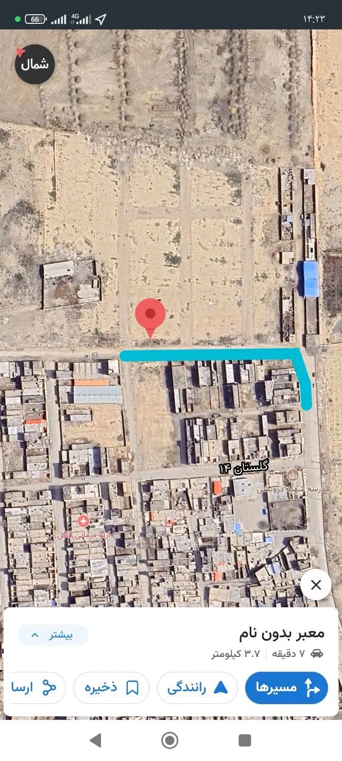 فروش زمین 154 متری  در شیر حصار|فروش زمین و ملک کلنگی|مشهد, شیرحصار|دیوار