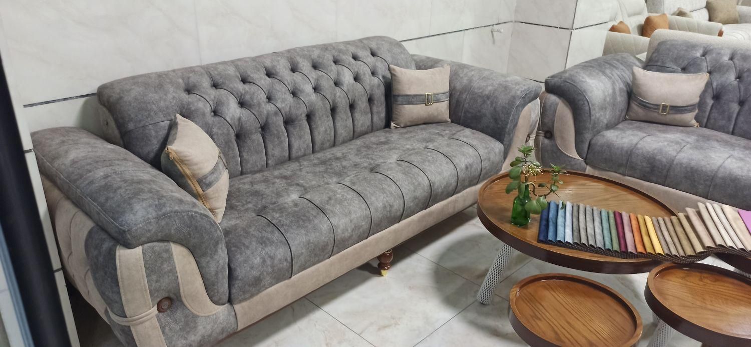 مبل راحتی هشت نفره طرح جدید/تمام لمسه/باضمانت|مبلمان خانگی و میز عسلی|مشکین‌دشت, |دیوار