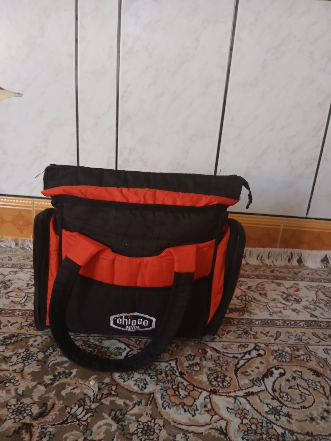 ست کیف وکریر نوزاد و پشتی برای شیر دهی|اسباب و اثاث بچه|فلاورجان, |دیوار