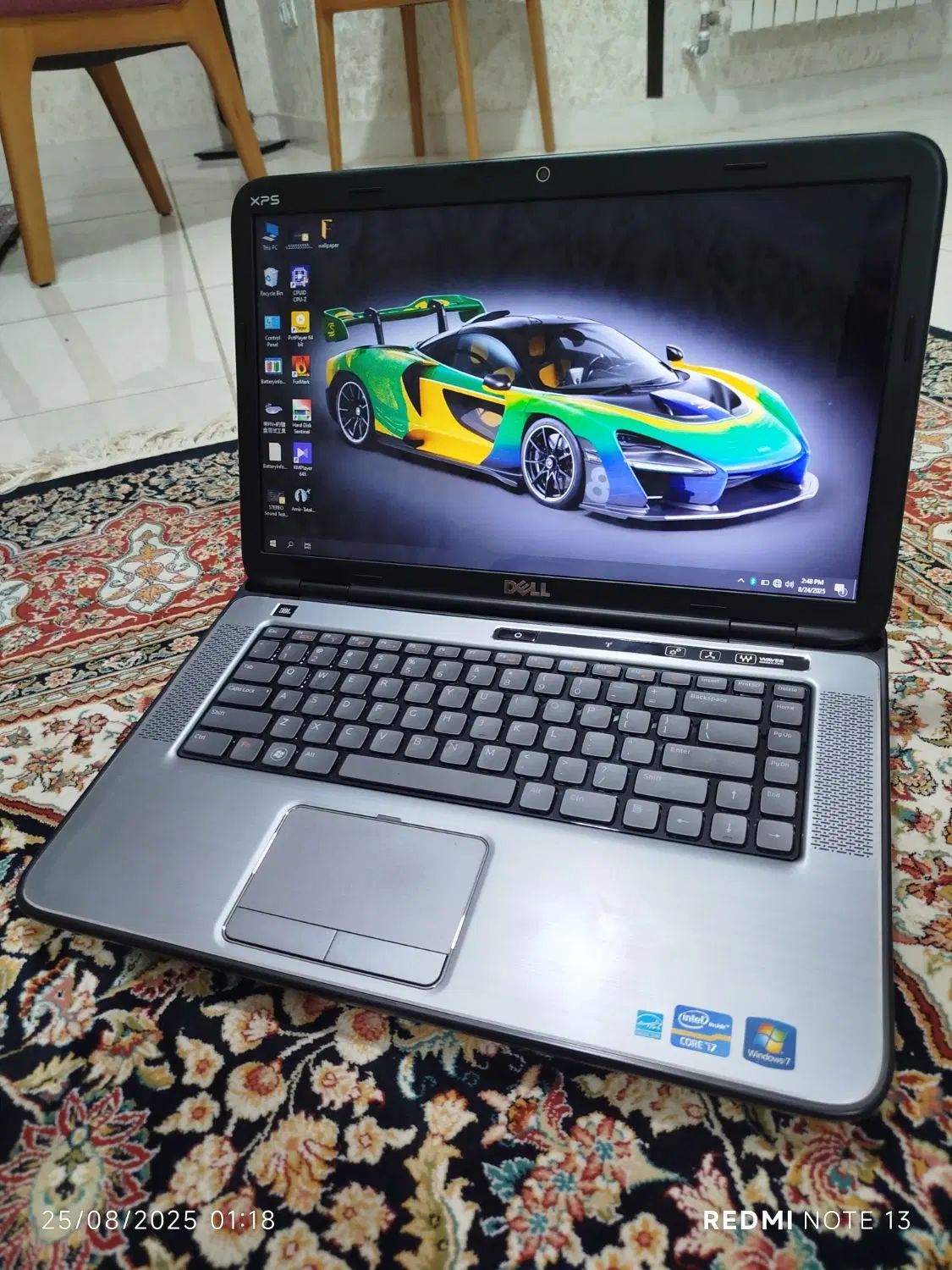 لپتاپ قدرتمند و گرافیک دار هشت هسته ای dell xps|رایانه همراه|شیراز, تحویلی|دیوار