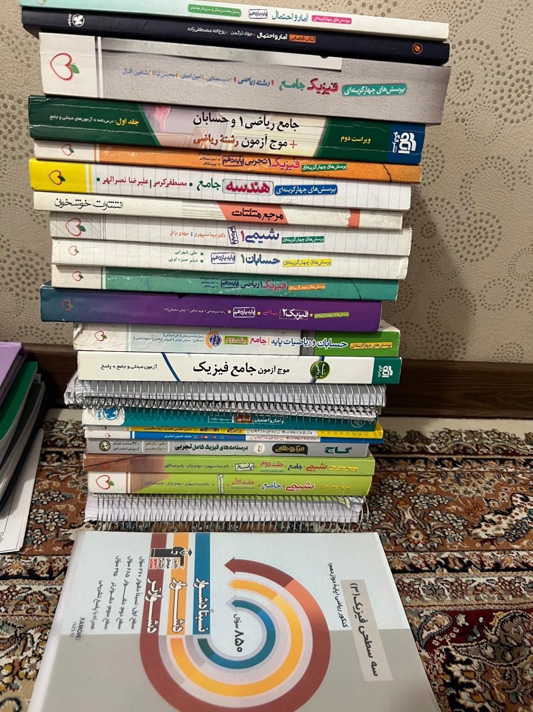 تعدادی کتاب کنکوری و تستی|کتاب و مجله آموزشی|تهران, گیشا|دیوار