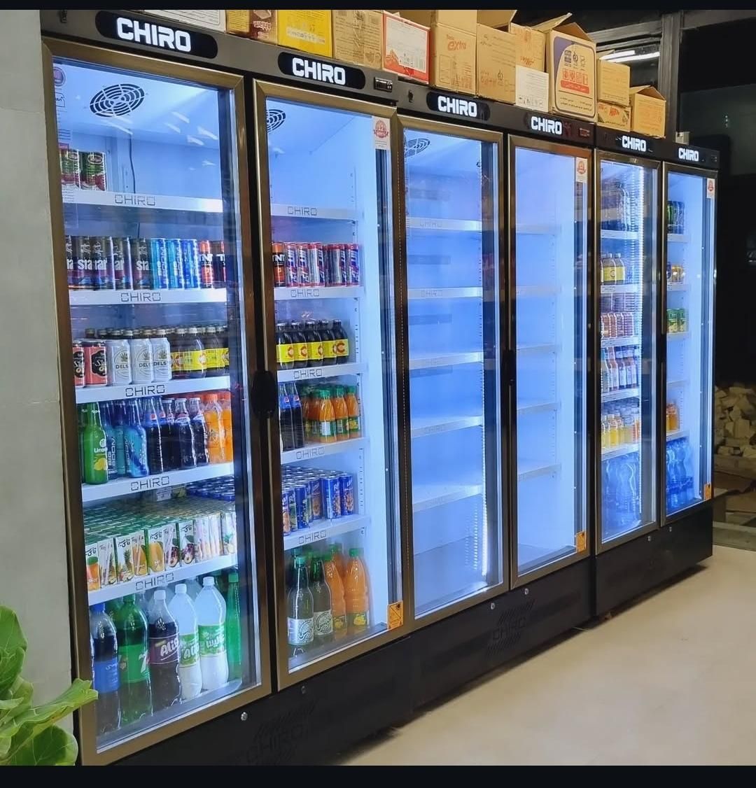 یخچال وفریزر ایستاده ویترینی ۱۲۰ و ۱۵۰ دو درب چیرو|فروشگاه و مغازه|اصفهان, بهارستان|دیوار