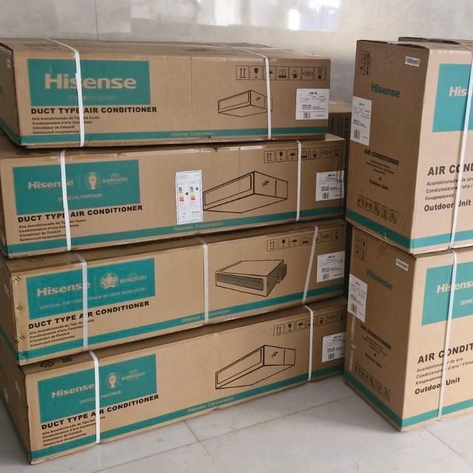 فروش اقساطی داکت اسپلیت و کولرگازی هایسنس اصل|کولر گازی و فنکوئل|شهرکرد, |دیوار