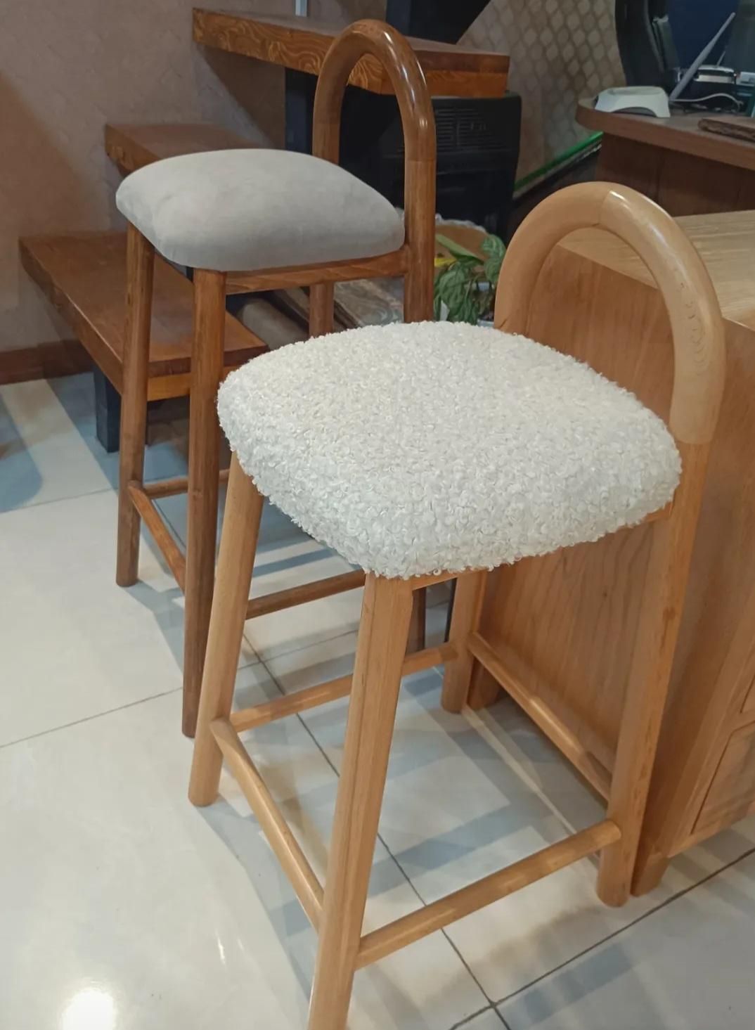 صندلی اپن کانتر چوبی جدید|میز و صندلی غذاخوری|رشت, چله خانه|دیوار