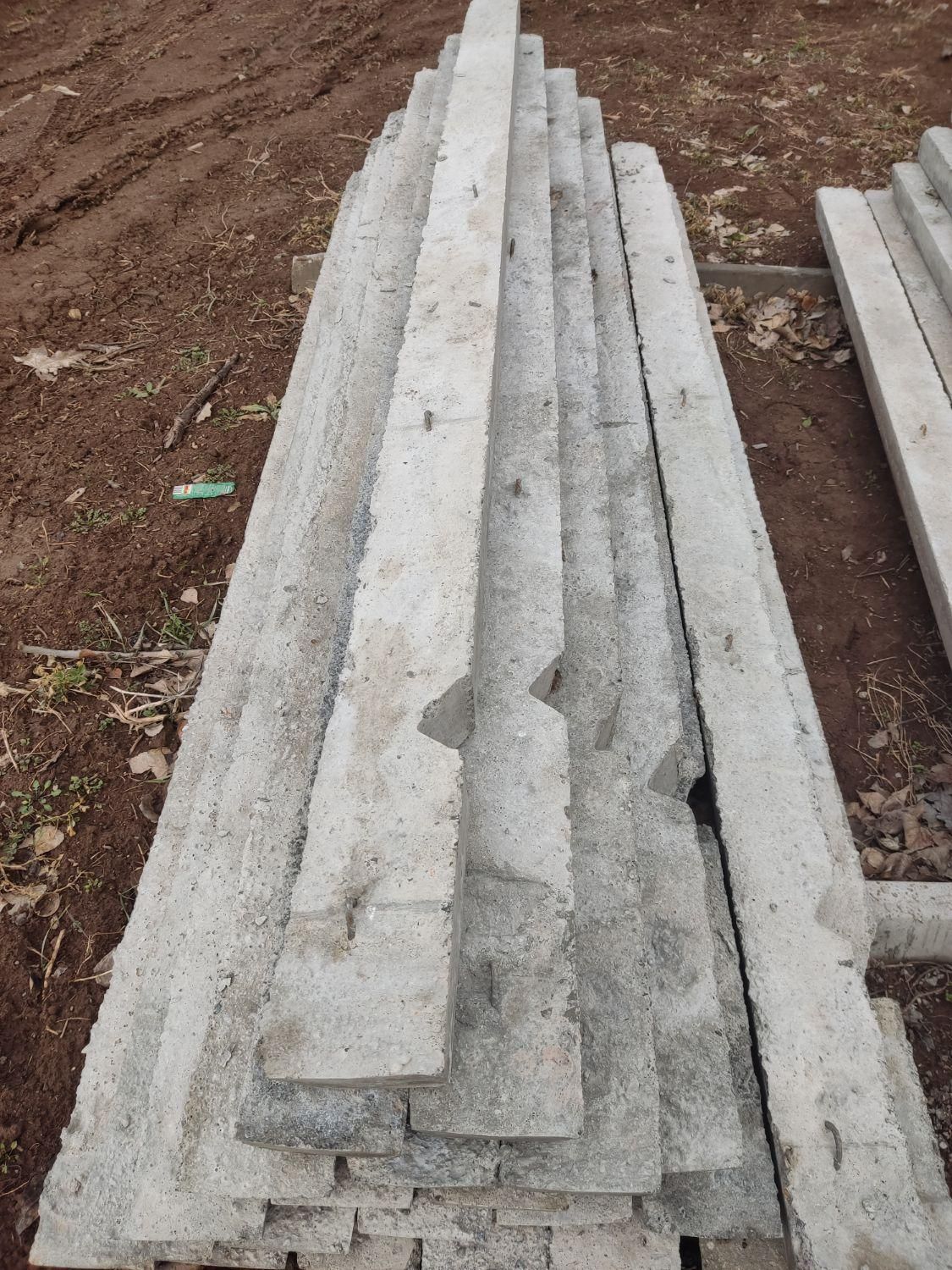 پایه فنس بتونی وتیر باغ انگور|عمده‌فروشی|خوی, |دیوار