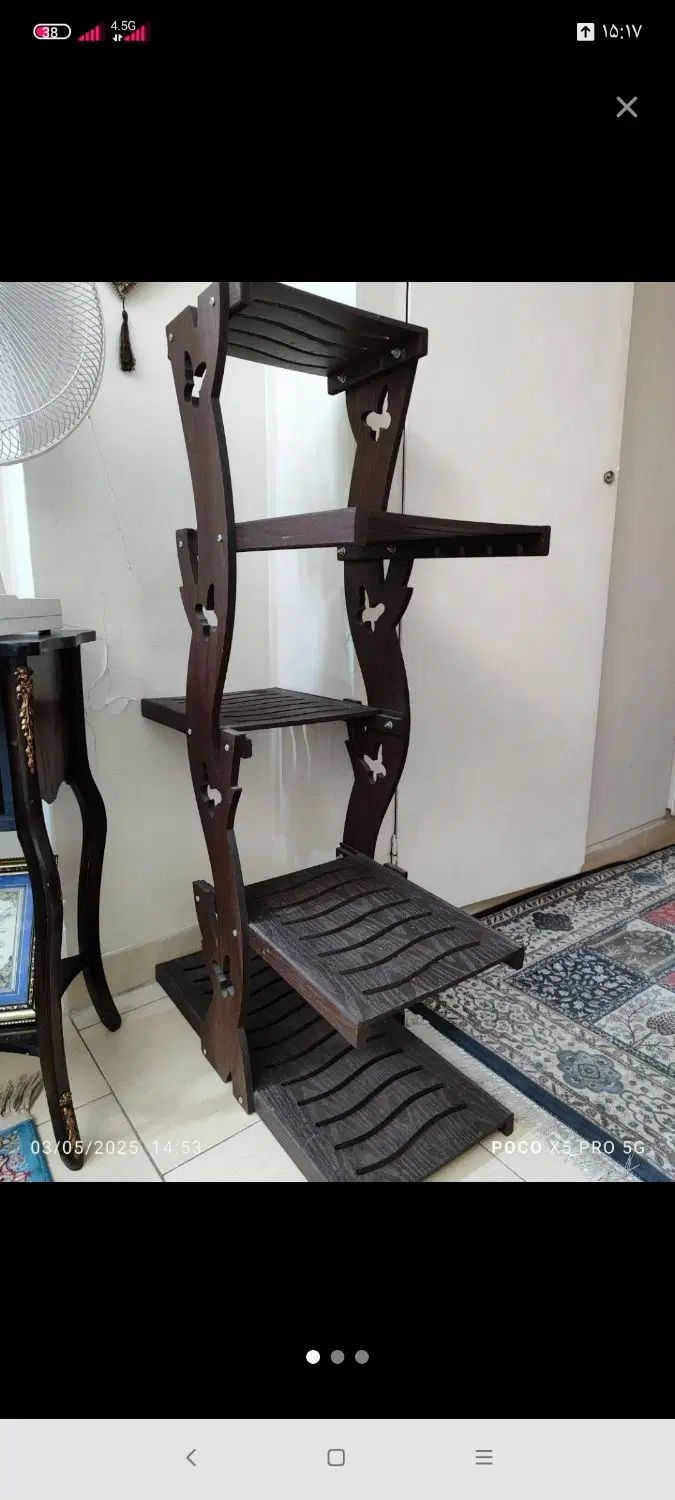 جاگلدان چوبی|گل و گیاه طبیعی|تهران, کرمان|دیوار