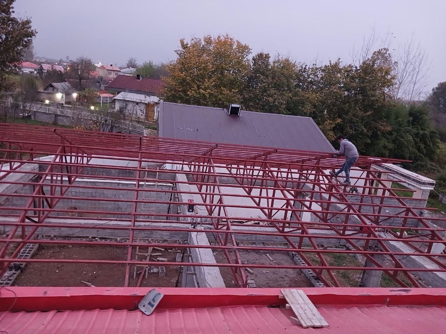 سربندی فلزی و چوب  نصب ورق حلب|خدمات پیشه و مهارت|صومعه‌سرا, |دیوار