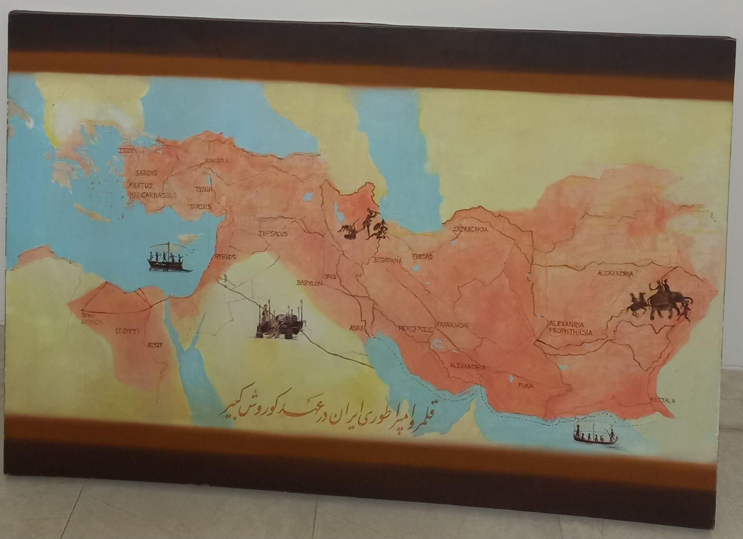 تابلو نقاشی قدیمی رنگ روغن فروشی|تابلو، نقاشی، عکس|شیراز, زرهی|دیوار