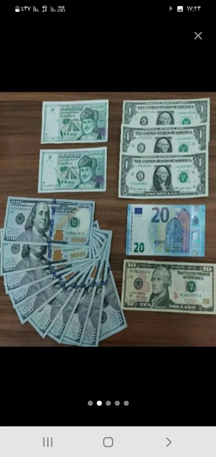 پول تزئینی برای عروسی و فیلم وشاباش|کلکسیون سکه، تمبر، اسکناس|تهران, آجودانیه|دیوار