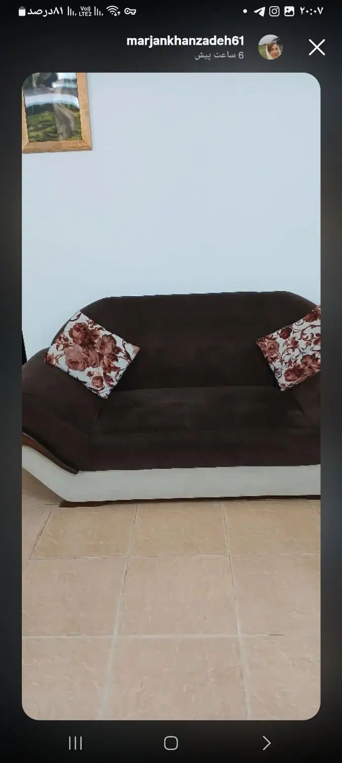 یک دست مبل ۷ نقره|مبلمان خانگی و میز عسلی|رشت, دیانتی|دیوار