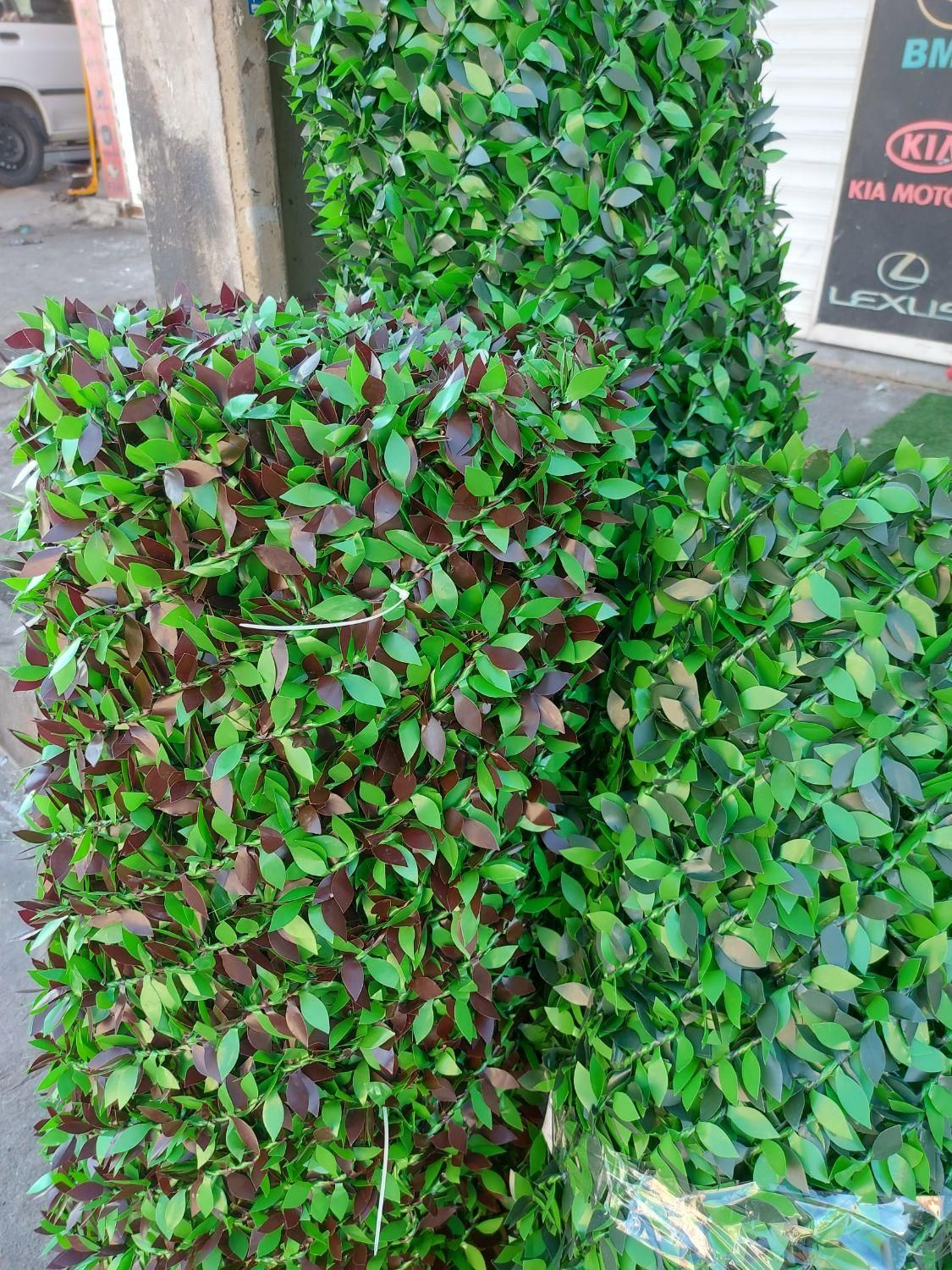 پخش فنس چمنی و فنس برگی سبز و رنگی|مصالح و تجهیزات ساختمان|کرج, دهقان ویلا|دیوار