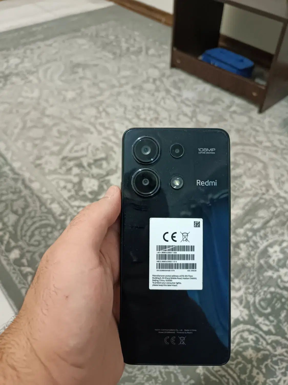 شیائومی Redmi Note 13 با حافظهٔ ۲۵۶ گیگابایت|موبایل|تهران, مرزداران|دیوار