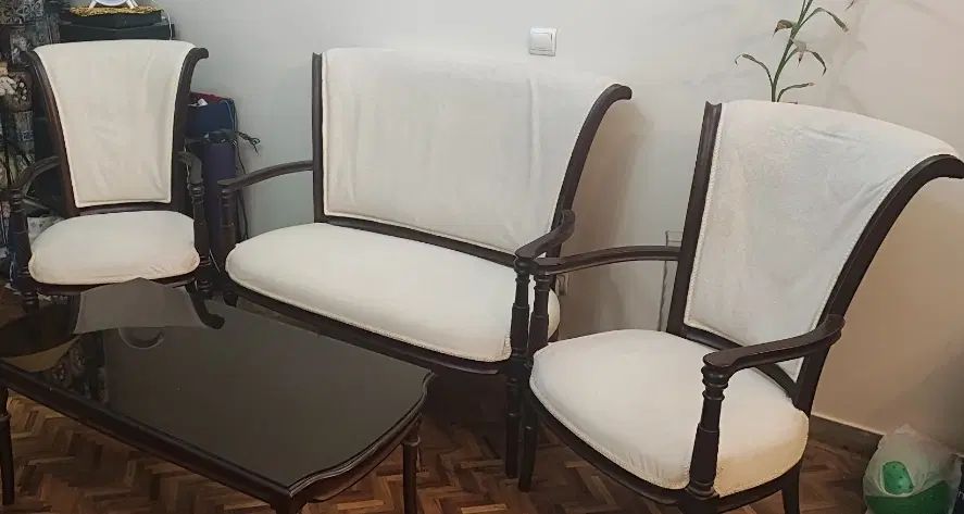 نشیمن هشت نفر و ناهارخوری هشت نفره چوب راش|مبلمان خانگی و میز عسلی|تهران, آذربایجان|دیوار