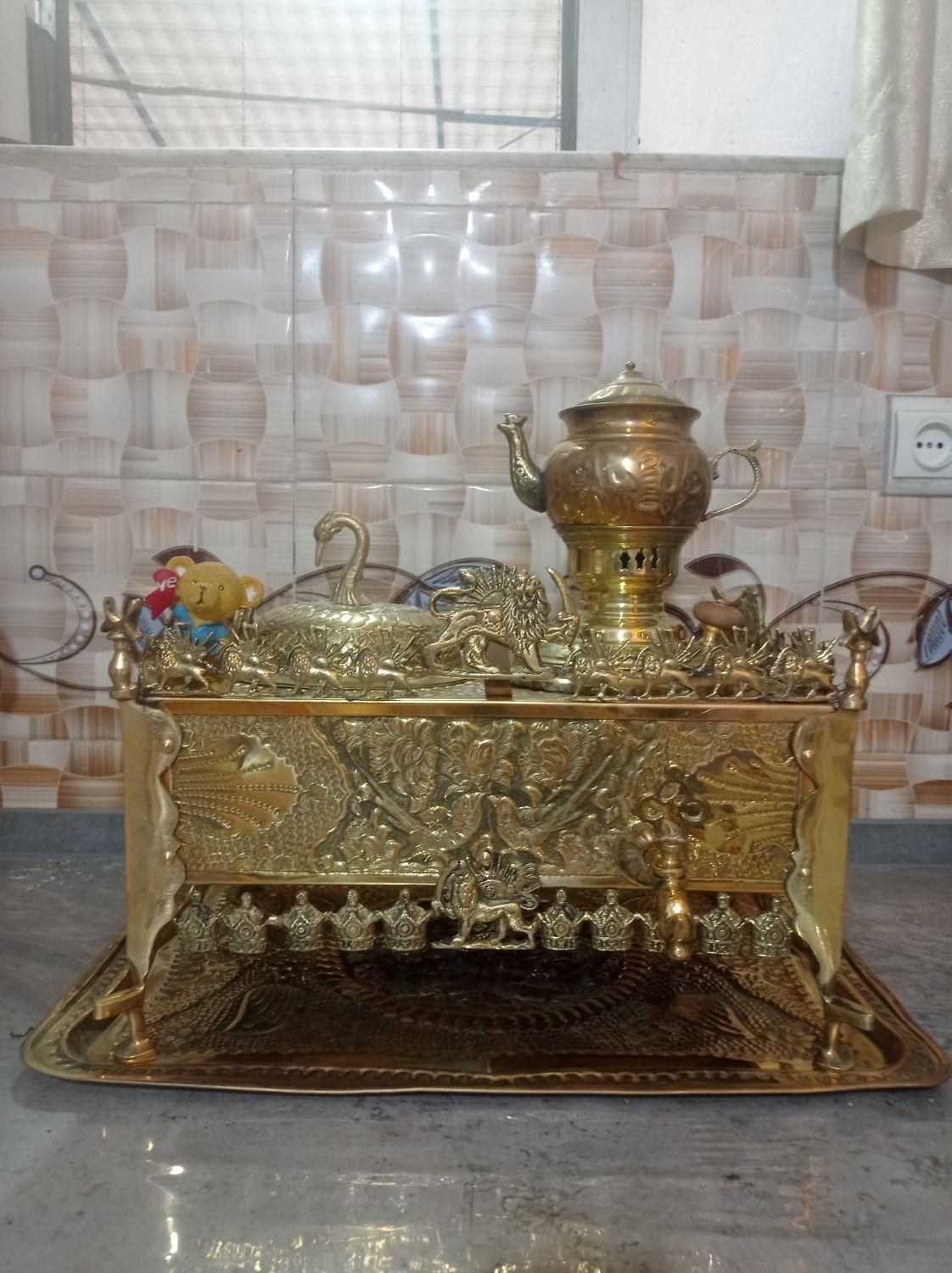 سمارذغالی منقل دار|سماور، چای‌ساز، قهوه‌ساز|اصفهان, پرتمان|دیوار