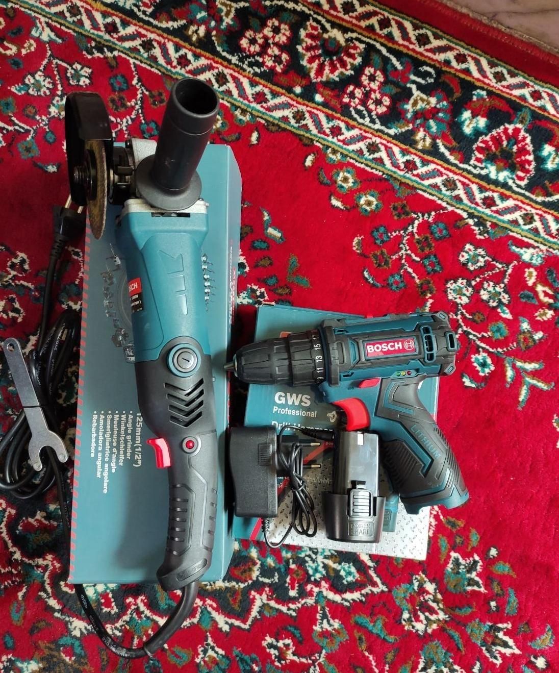 مینی فرز دسته بلند جرمنی آلمانی دلر شارژی بوش دریل|ماشینآلات صنعتی|مشهد, طلاب|دیوار