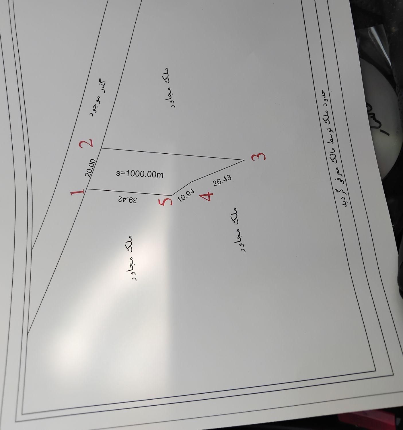 فروش زمین ۱۰۰۰ متری|فروش زمین و ملک کلنگی|پاکدشت, پاکدشت (مامازند)|دیوار